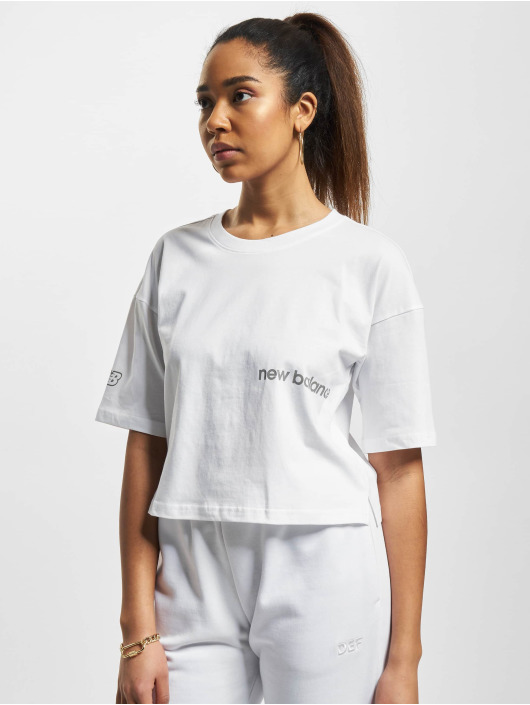 New Balance T-shirts Essentials Graphic hvid