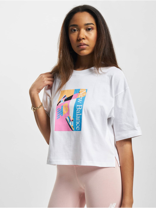 New Balance T-shirts Essentials hvid