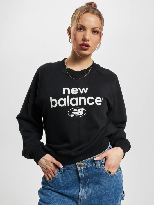 New Balance trui Essentials Graphic Fleece zwart
