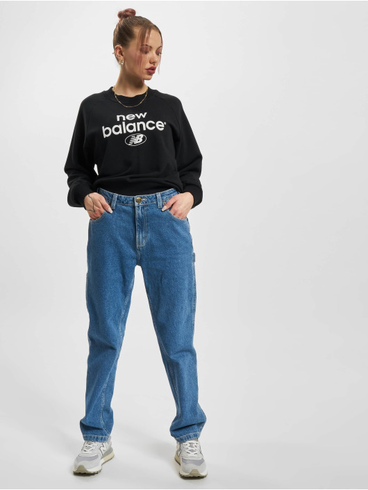 New Balance trui Essentials Graphic Fleece zwart