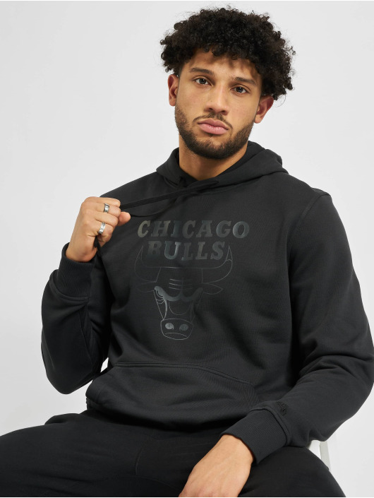 New Era Bluzy z kapturem NBA Chicago Bulls Team Logo Po czarny