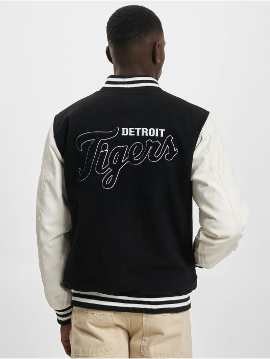 New Era College Jacke MLB Detroit Tigers Wordmark Varsity schwarz