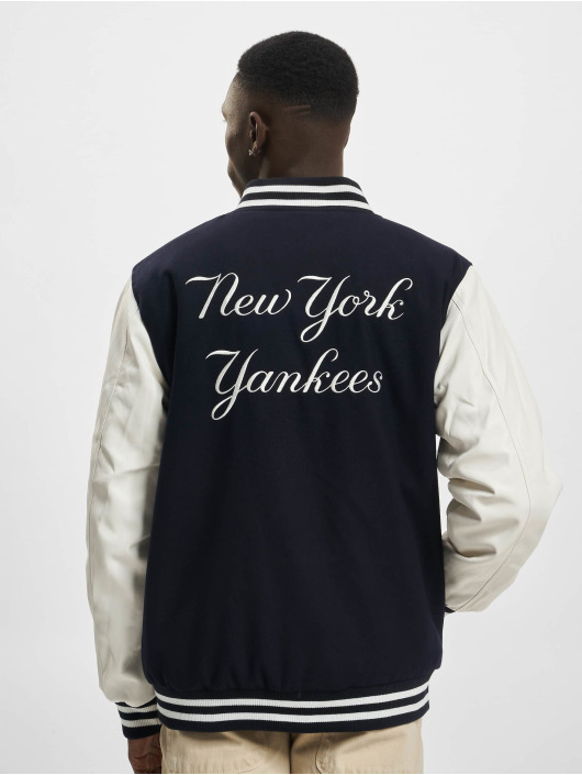 New Era College Jackets MLB New York Yankees Wordmark Varsity niebieski