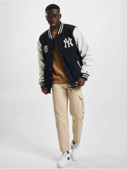 New Era College Jackets MLB New York Yankees Wordmark Varsity niebieski