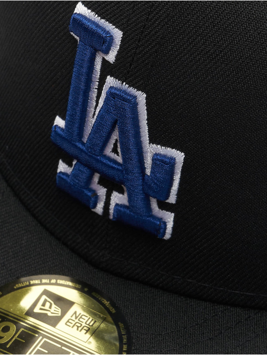 New Era Fitted Cap MLB Los Angeles Dodgers Repreve nero