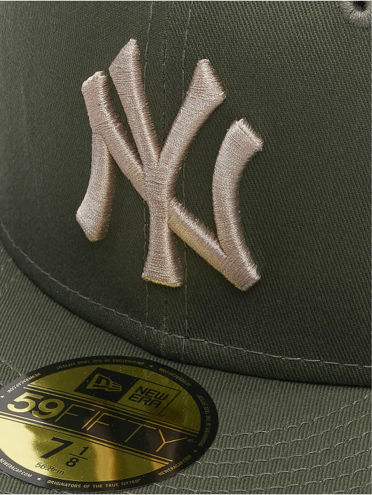 New Era Fitted Cap MLB New York Yankees League Essential 59Fifty olijfgroen