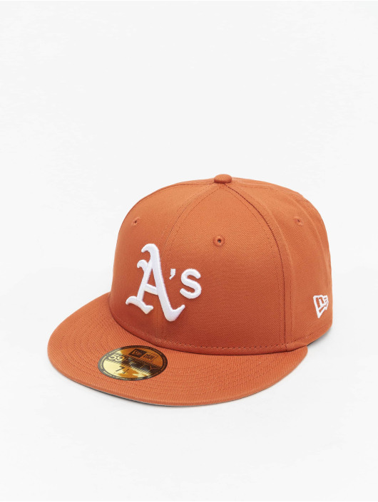 New Era Fitted Cap Mlb Oakland Athletics League Essential 59fifty oranje