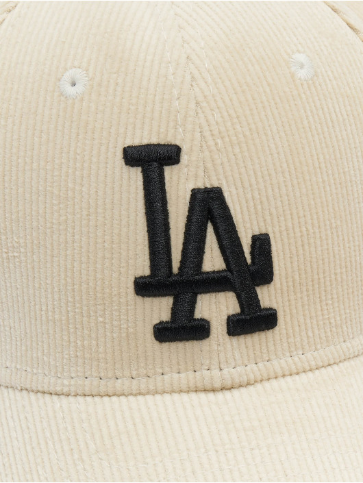 New Era Flexfitted Cap MLB Los Angeles Dodgers Cord 39Thirty béžová