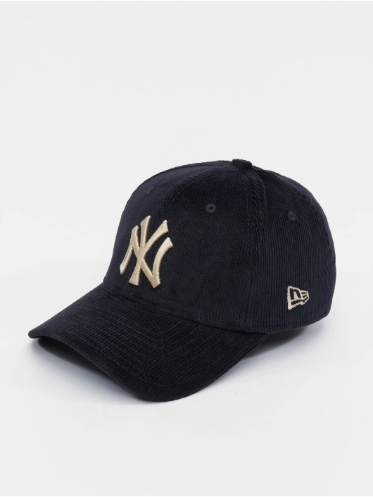 New Era Flexfitted Cap MLB New York Yankees Cord 39Thirty niebieski