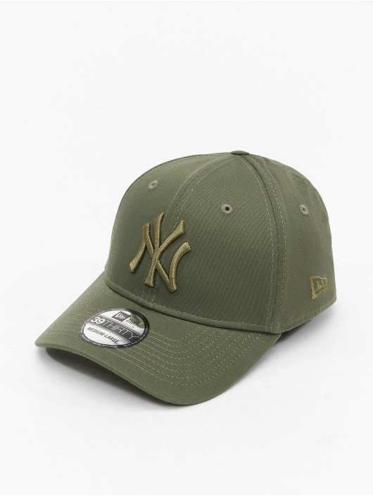New Era Flexfitted Cap Mlb New York Yankees League Essential 39thirty olijfgroen