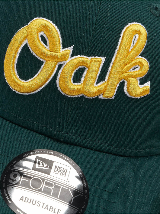 New Era Gorra Snapback MLB Oakland Athletics Alt Wordmark 9Forty verde
