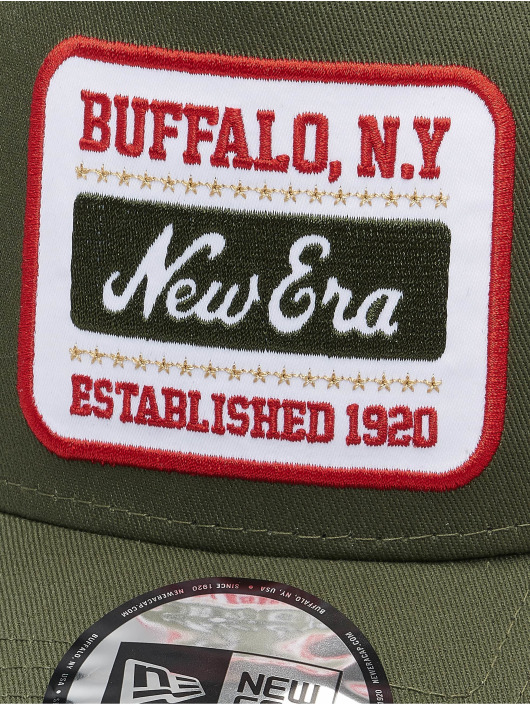 New Era Gorra Trucker State Patch A Frame oliva