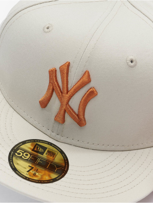 New Era Hip hop -lippikset MLB New York Yankees League Essential 59Fifty beige