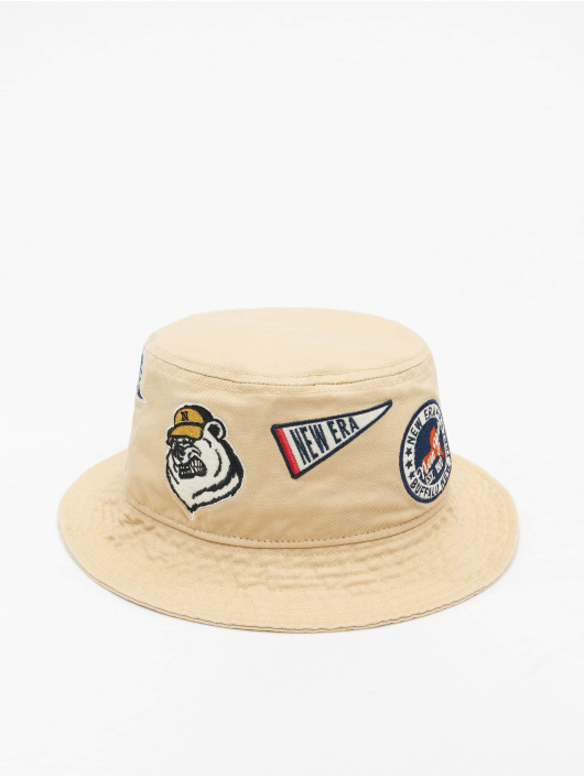 New Era hoed All Over Patch beige