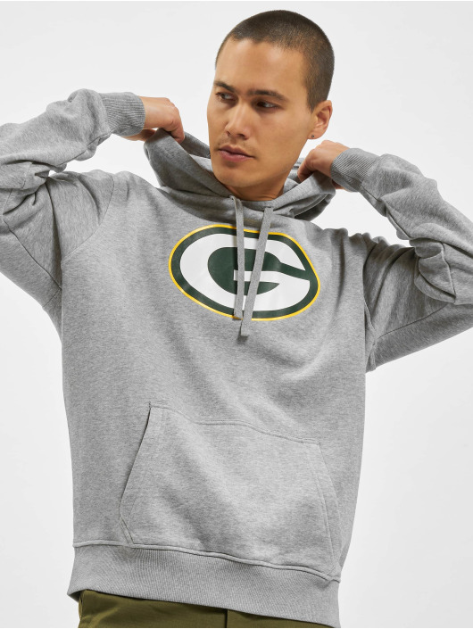 New Era Hoody Team Logo Green Bay Packers grau