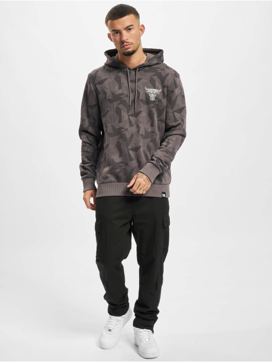 New Era Hoody NBA Chicago Bulls Geometric Camo grau