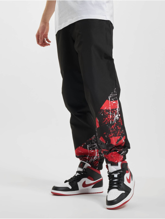 New Era joggingbroek NBA Chicago Bulls Aop Panel zwart