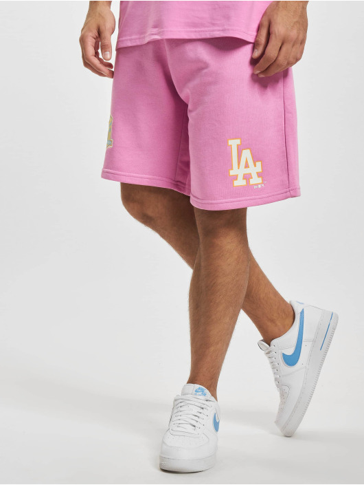 New Era Shorts MLB Pastel Los Angeles rosa chiaro