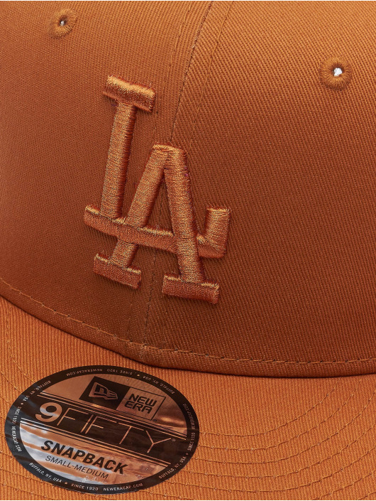 New Era Snapback Cap MLB Los Angeles Dodgers League Essential 9Fifty brown