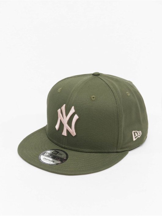 New Era snapback cap Mlb New York Yankees Side Patch 9fifty olijfgroen