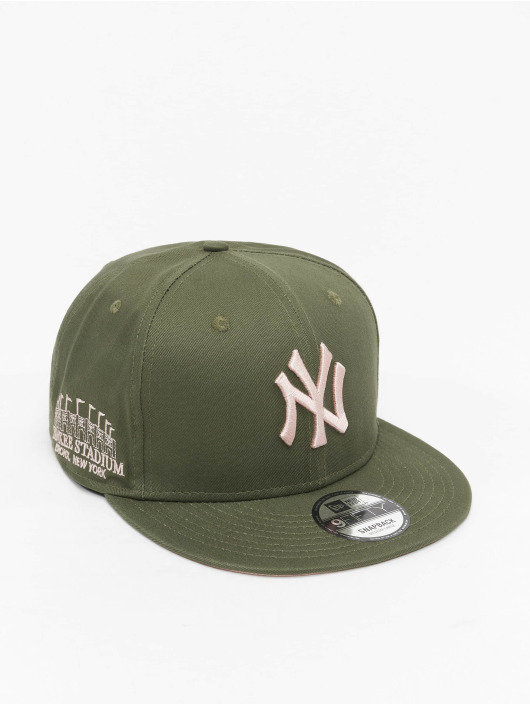 New Era snapback cap Mlb New York Yankees Side Patch 9fifty olijfgroen