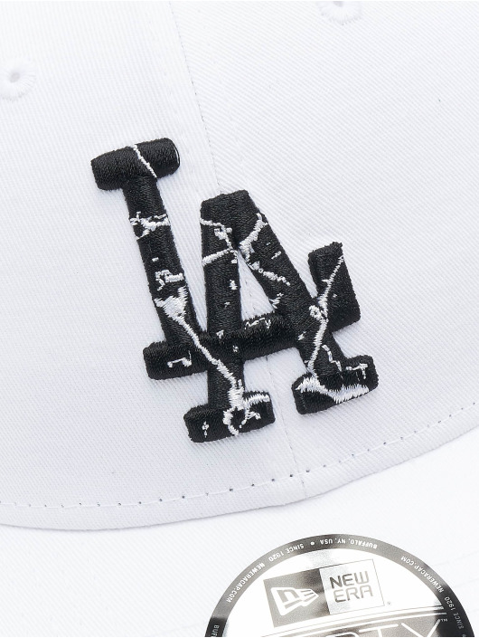New Era Snapback Cap MLB Los Angeles Dodgers Marble Infill 9Forty weiß