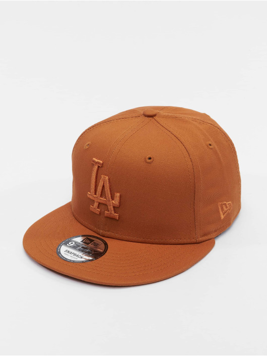 New Era Snapback Caps MLB Los Angeles Dodgers League Essential 9Fifty brun