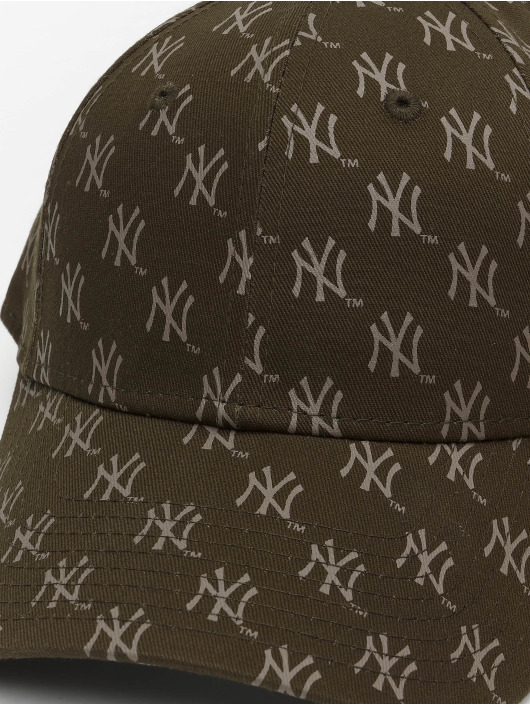 New Era Snapback Caps Monogram 9 Forty New York Yankees hnědý