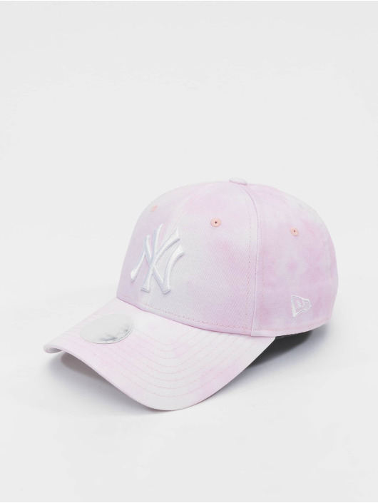 New Era Snapback Caps MLB New York Yankees Pastel Tie Dye 9Forty pink