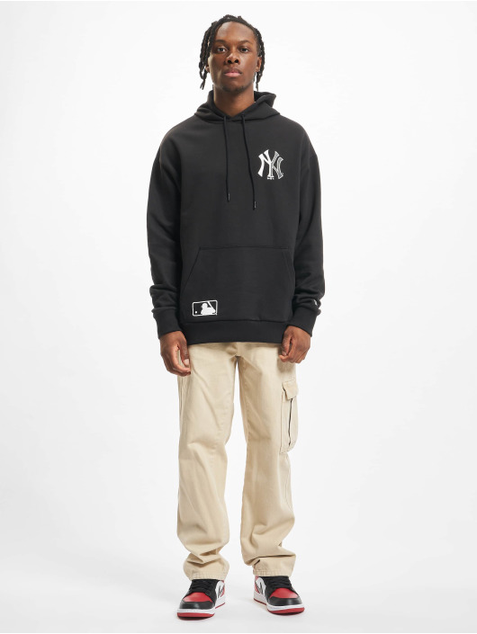 New Era Sweat capuche MLB New York Yankees Half Logo Oversized noir