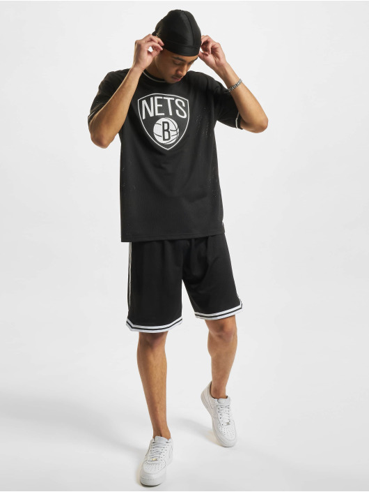 New Era T-paidat NBA Brooklyn Nets Mesh Team Logo Oversized musta