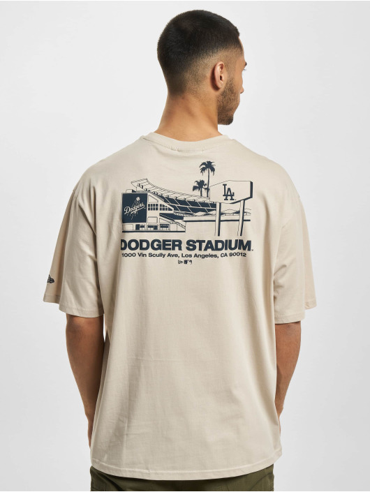 New Era T-shirt MLB Stadium Graphic Oversized Los Angeles Dodgers beige