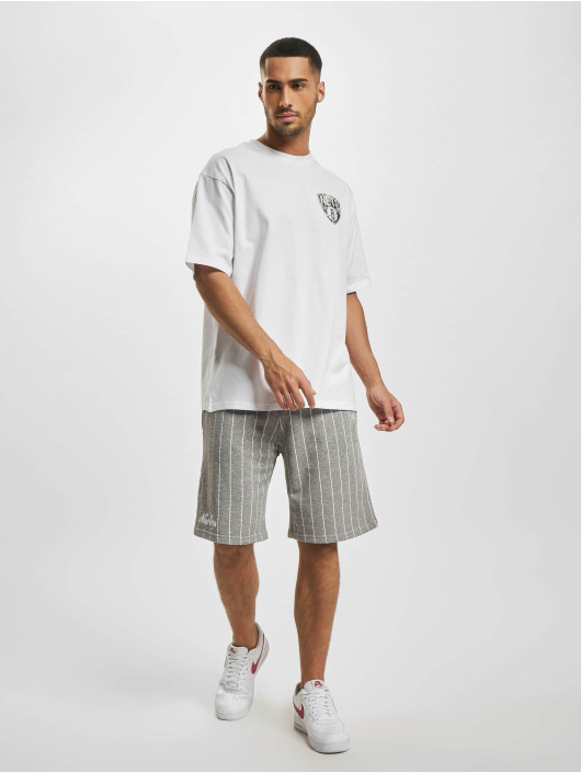New Era T-shirt Infill Team Logo Oversized Brooklyn Nets bianco