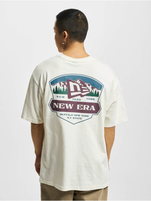 New Era T-Shirt Oversized Graphic blanc