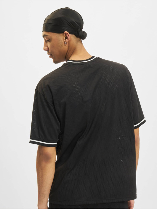 New Era T-shirt NBA Brooklyn Nets Mesh Team Logo Oversized nero