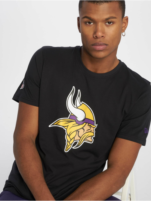 New Era T-Shirt Team Minnesota Vikings Logo schwarz