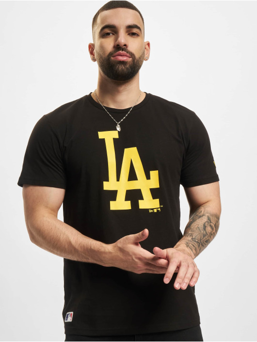 New Era T-Shirt MLB Los Angeles Dodgers Seasonal Team Logo schwarz