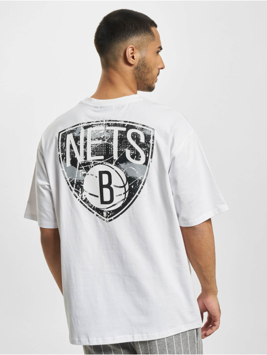 New Era T-shirt Infill Team Logo Oversized Brooklyn Nets vit