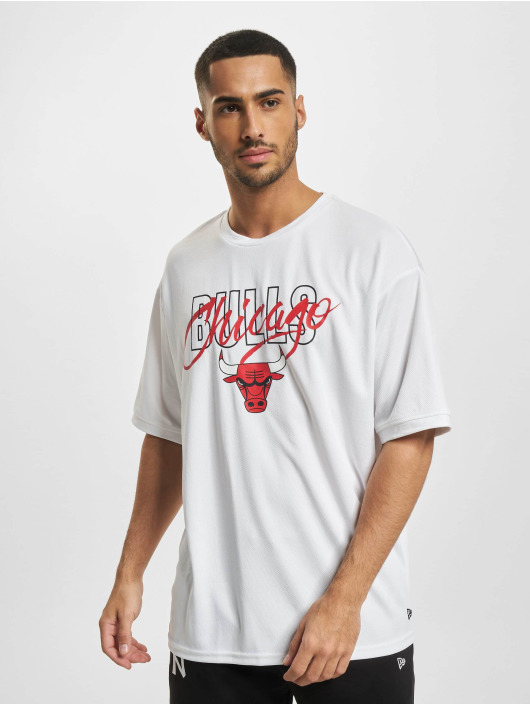New Era T-shirt Script Oversized Mesh Chicago Bulls vit
