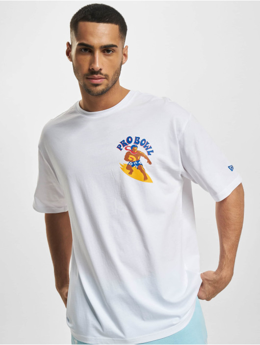 New Era T-Shirt NFL Retro Graphic Hawaii Logo Oversized weiß