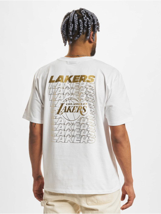 New Era t-shirt NBA Los Angeles Lakers Staked Metallic Print Oversized wit