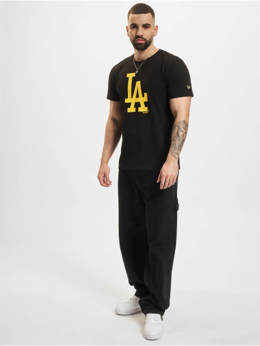 New Era t-shirt MLB Los Angeles Dodgers Seasonal Team Logo zwart