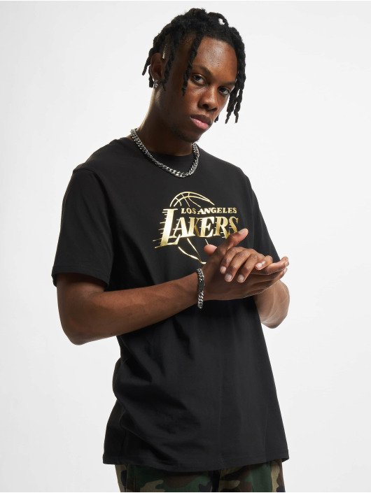 New Era t-shirt BA Los Angeles Lakers Foil zwart