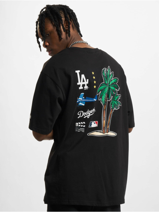 New Era t-shirt MLB Los Angeles Dodgers City Oversized zwart