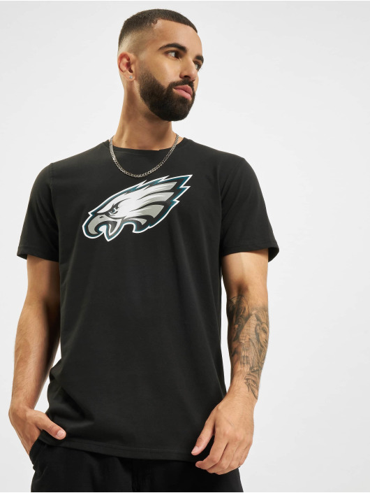 New Era T-Shirty Team Philadelphia Eagles czarny