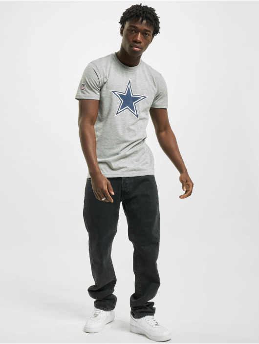 New Era T-Shirty Team Logo Dallas Cowboys szary