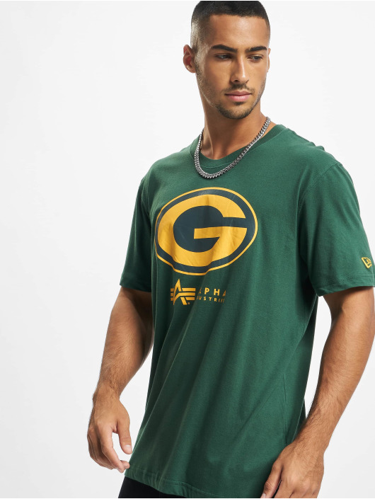 New Era T-Shirty fl Green Bay Packers NE94011M FG 30758AD00 zielony