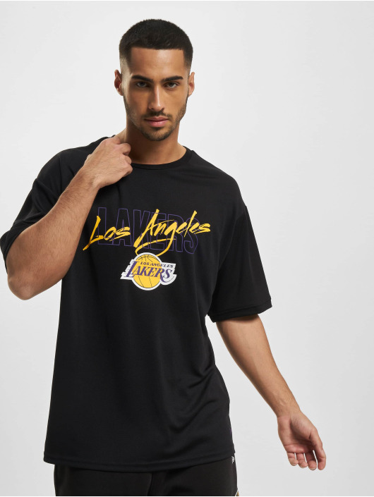 New Era Trika Script Oversized Mesh Los Angeles Lakers čern