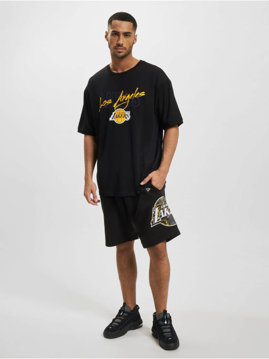 New Era Trika Script Oversized Mesh Los Angeles Lakers čern