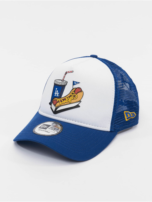 New Era Trucker Cap MLB Los Angeles Dodgers Stadium Food 9Forty AF blu